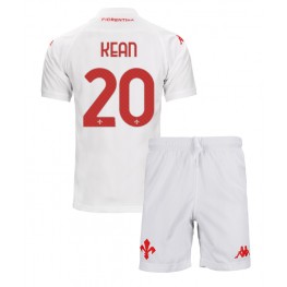 Fiorentina Moise Kean #20 Uit tenue Kids 2024-25 Korte Mouw (+ Korte broeken)